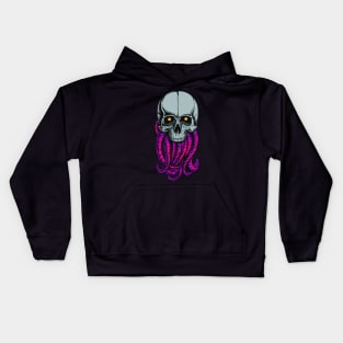 tentakel skull Kids Hoodie